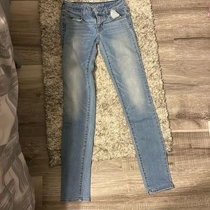 American Eagle 00 long super stretch jeggings